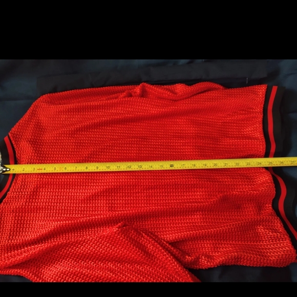 Conrad C Mesh Zip Up Red Jacket, XL Pre-owned Black trim - Picture 4 of 10